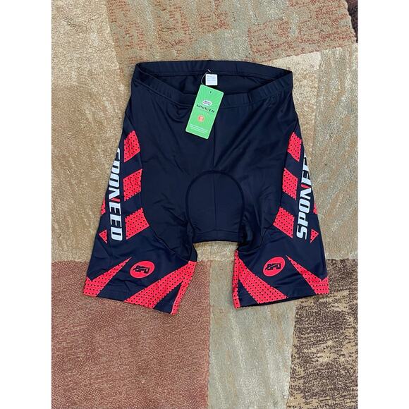 NWT sponeed Men's Cycling Shorts Padded Bicycle Riding Pants 3XL - Picture 6 of 12